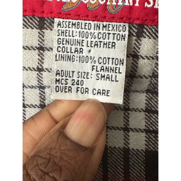 Vintage 90s Marlboro Country Denim Jacket With Leather Collar - Picture 6 of 13